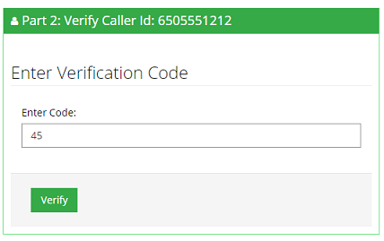 Verify Caller ID in Voicent software