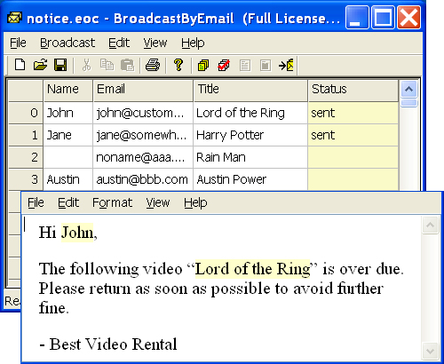 Free Email Marketing: Broadcast By Email software