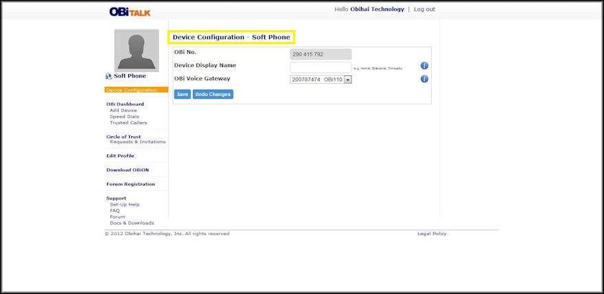 How to setup an OBi110 to use with Voicent Software | Auto Dialer